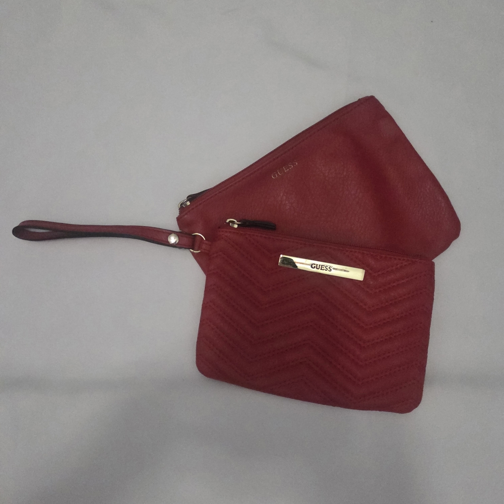 Guess Red Women's Clutch Set